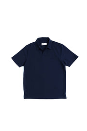 Knitted Polo - Navy Blue