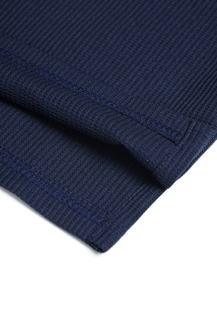 Zip Flow Polo - Navy Blue