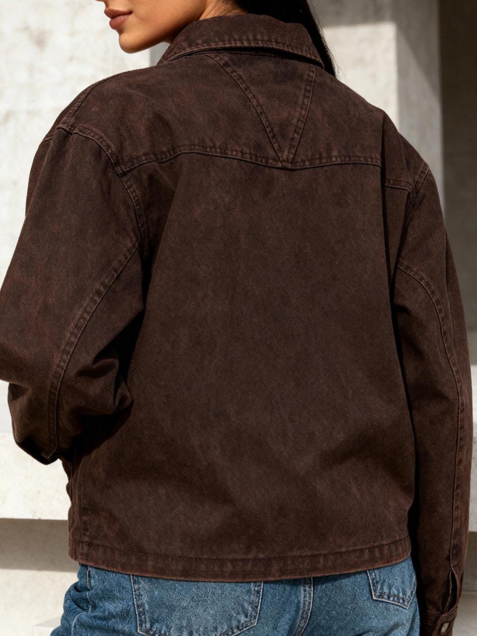 Chocolate Brown Denim